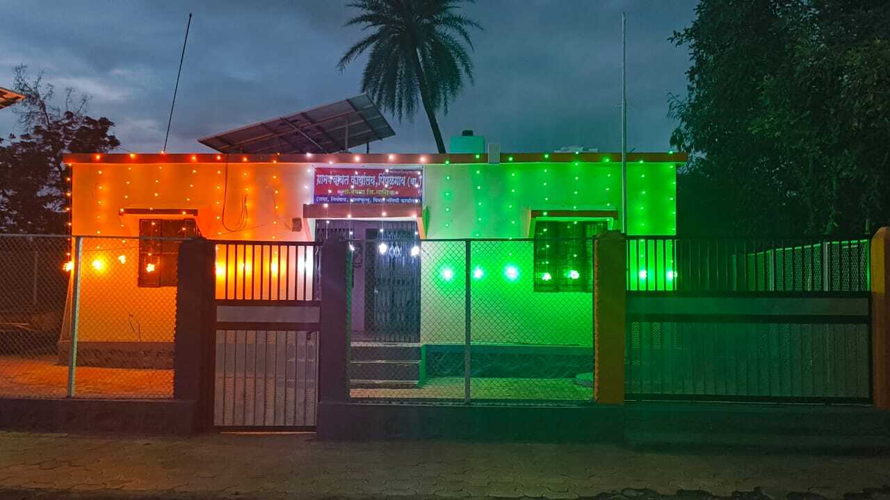 पिंपळगावात १५ ऑगस्ट उत्साहात साजरा.